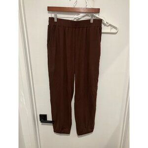 REVETRO Women's Summer Casual Joggers, Brown, Large